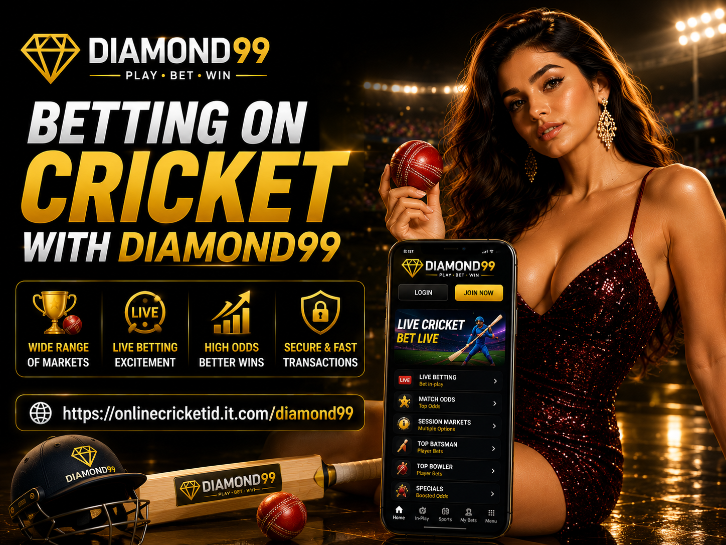 Betting on Cricket With Diamond99​