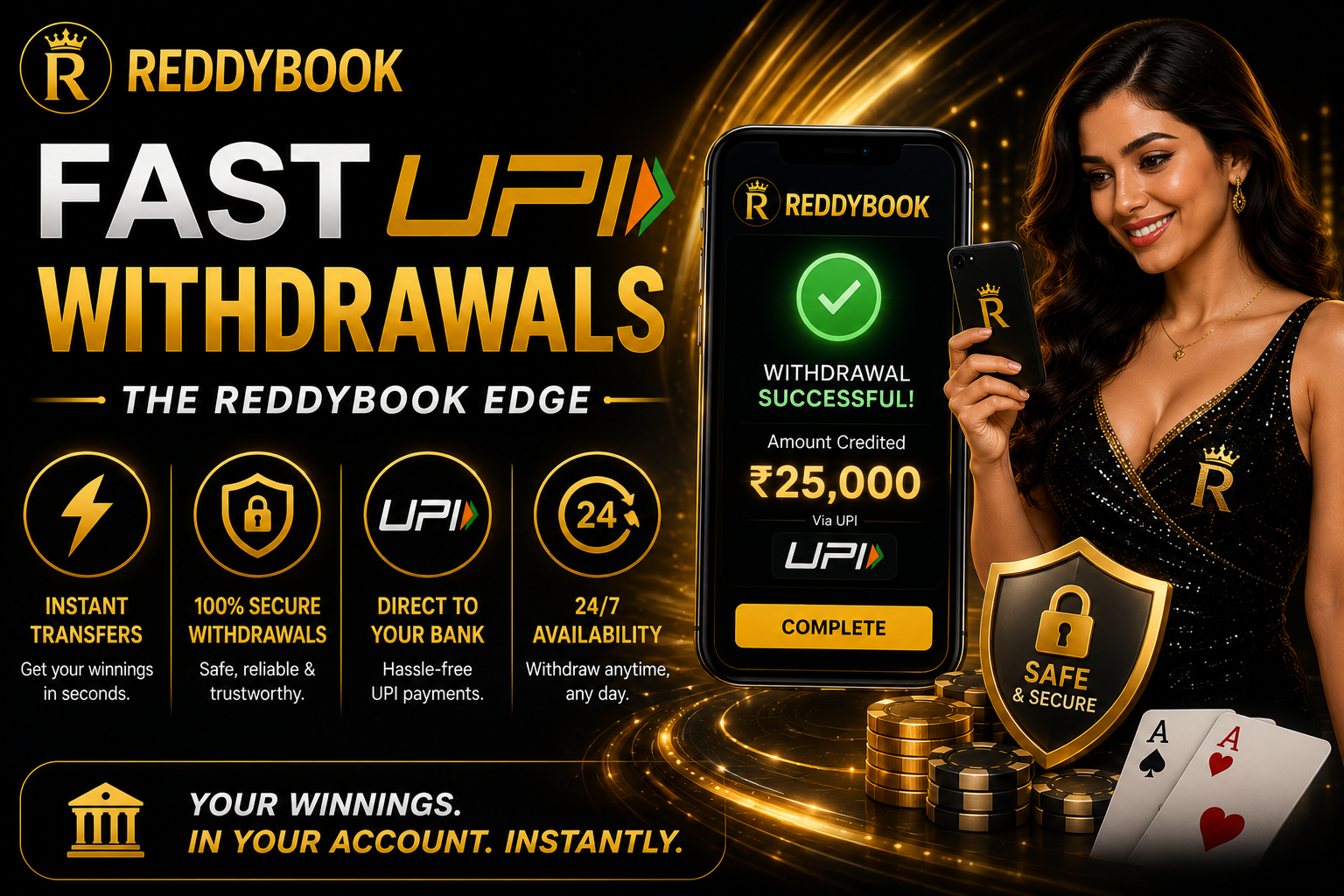 Fast UPI Withdrawals — The Reddybook Edge
