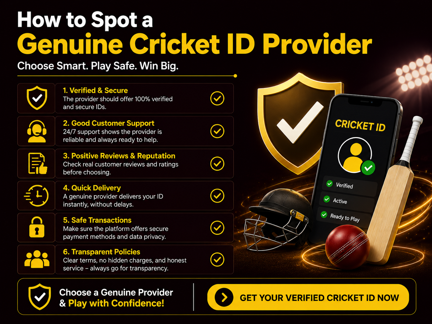 How to Spot a Genuine Cricket ID Provider