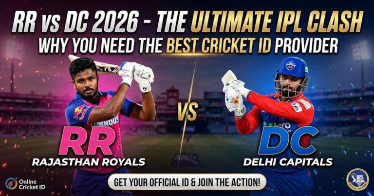 RR vs DC 2026 — Why You Need the Best Cricket ID Provider for This IPL Clash