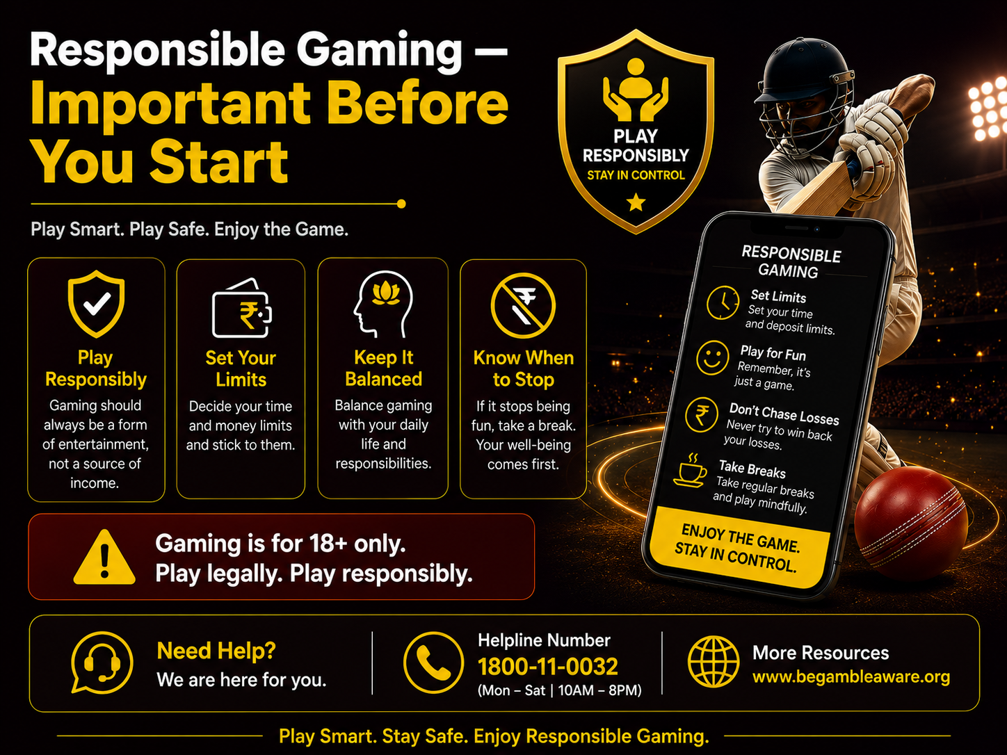 Responsible Gaming — Important Before You Start