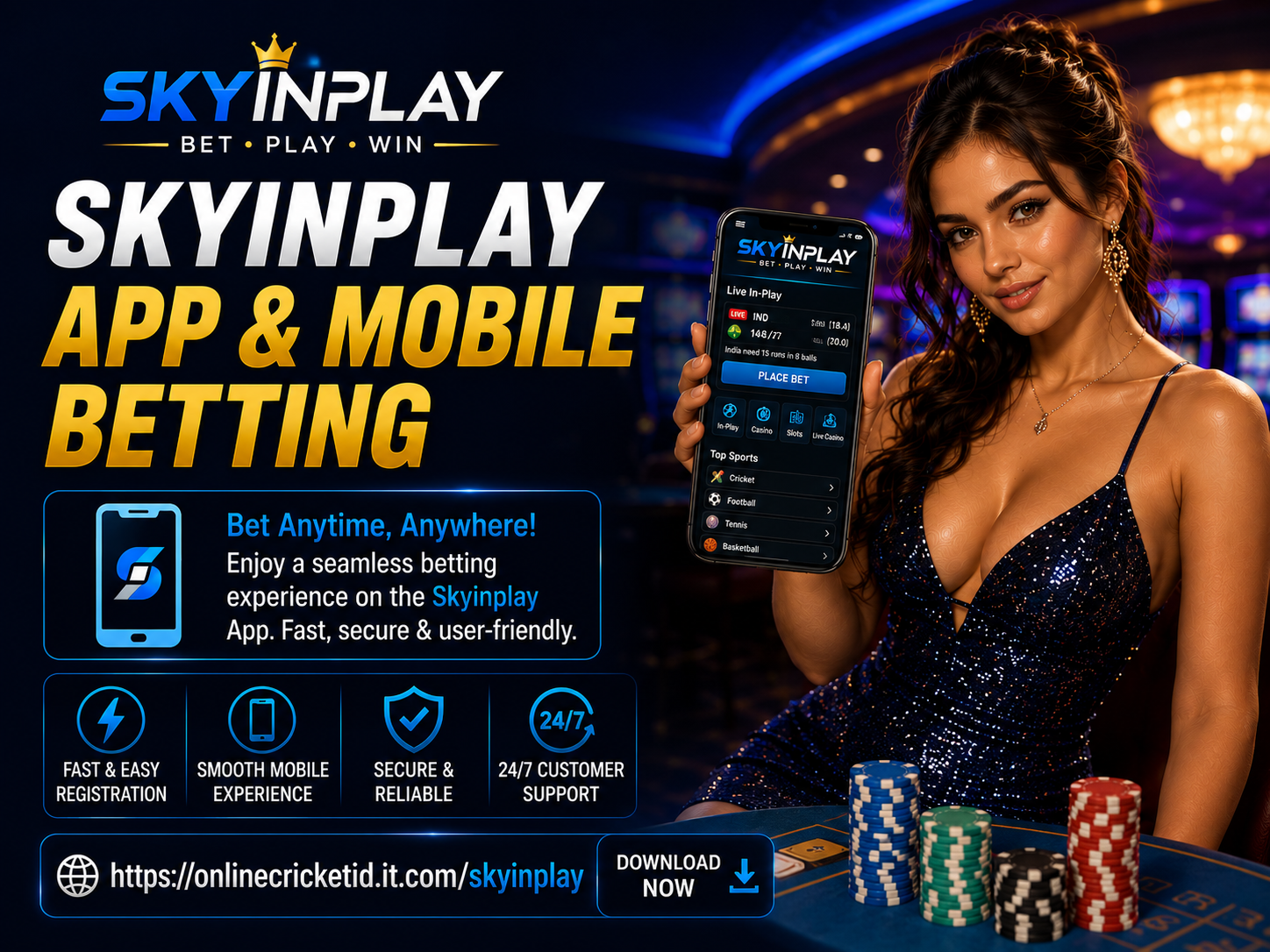 Skyinplay App & Mobile Betting​