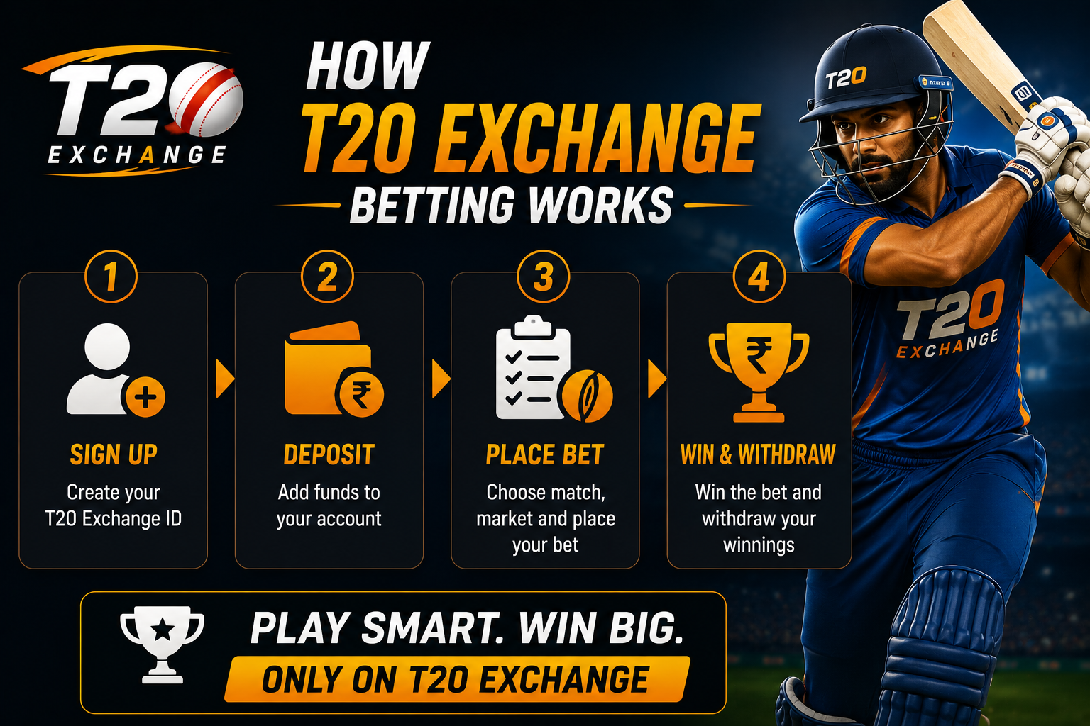 How T20 Exchange Betting Works