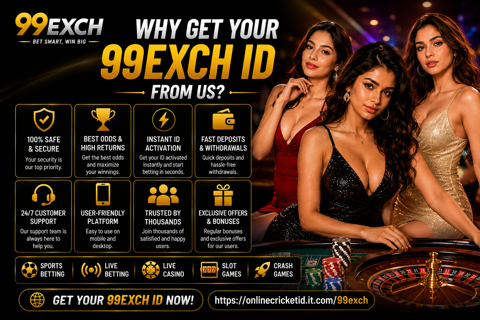 Why Get Your 99exch ID From Us?​